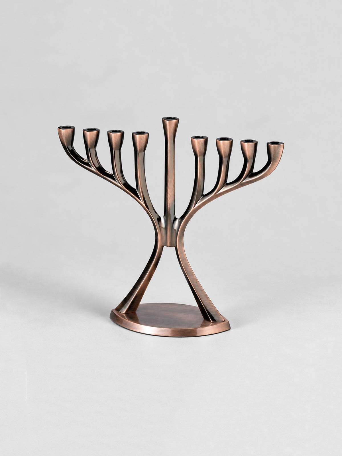 Chanukiah - Copper Arc