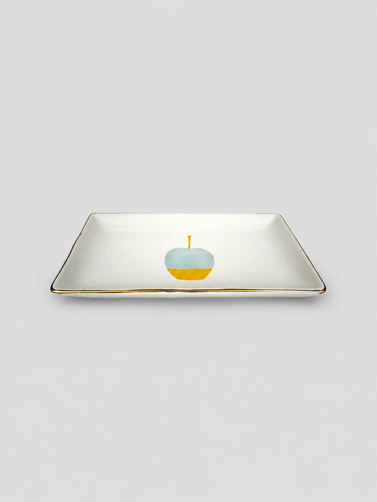 Apple Plate - Ceramic Rectangular
