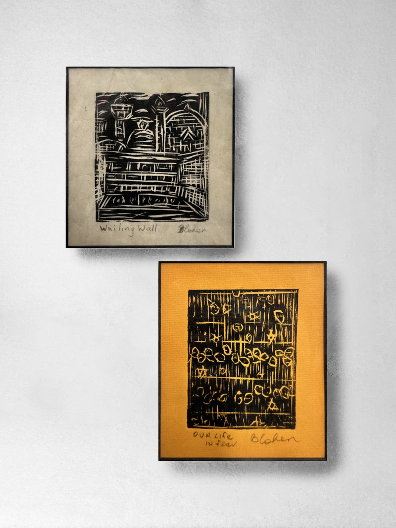 Art Prints: Wailing Wall, Our Life in Fear – Barbara Cohen