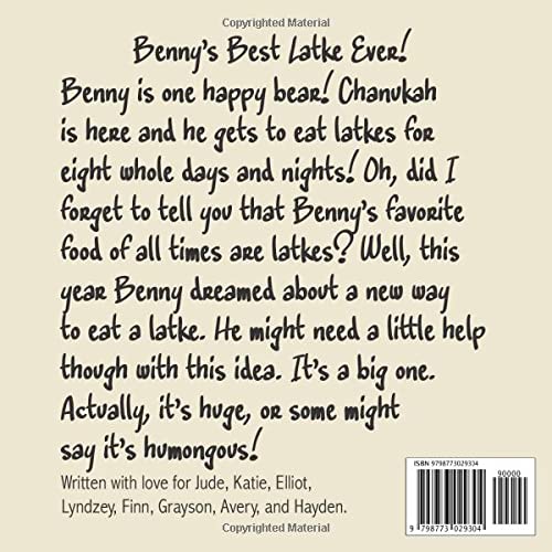 Benny's Best Latke Ever - Eileen Morris