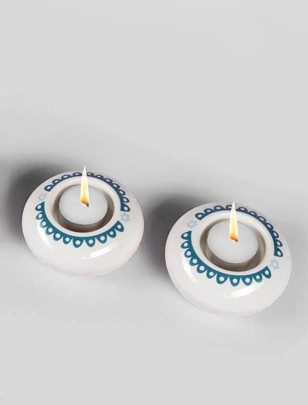 Candleholders - Mazal Tov, Chai Modern