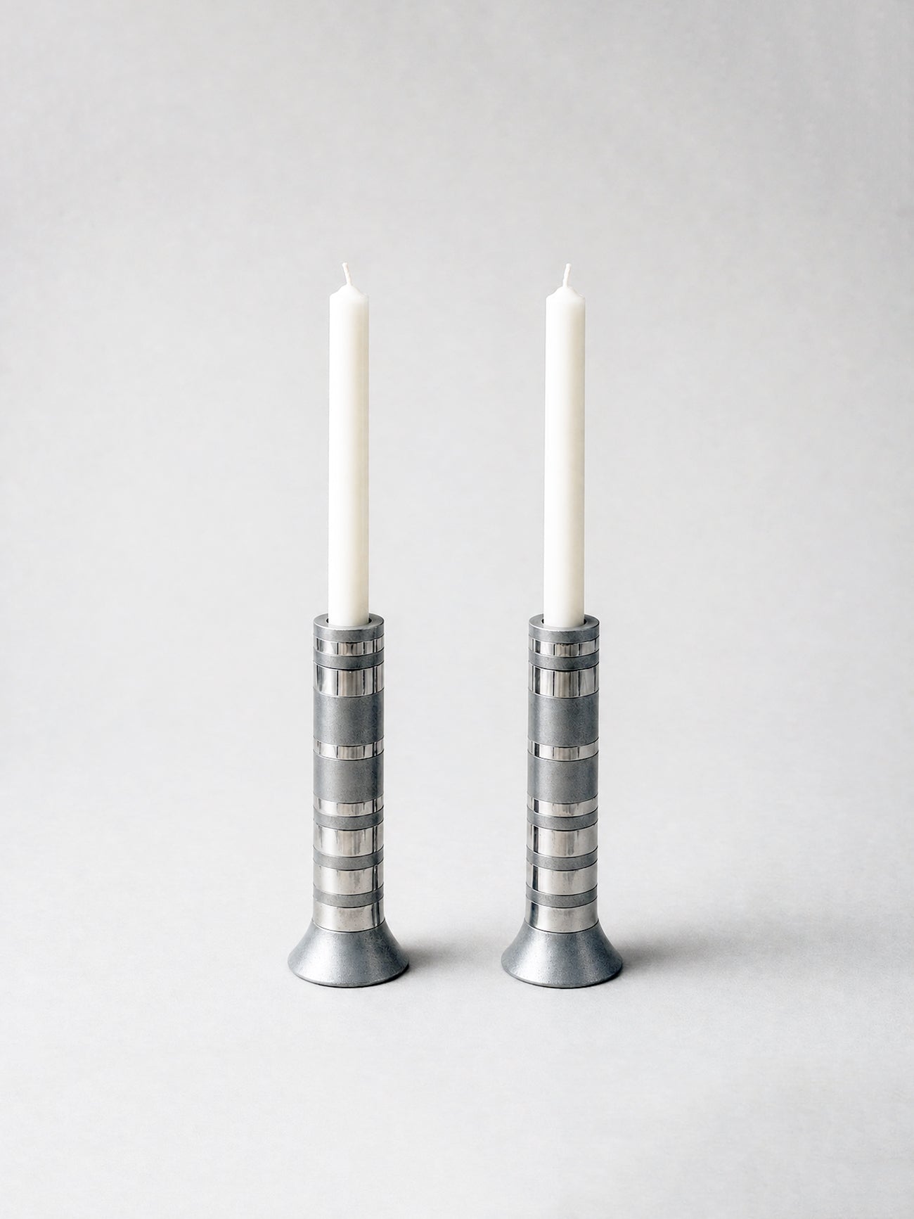 Candlesticks - Silver Rings, Emanuel Design