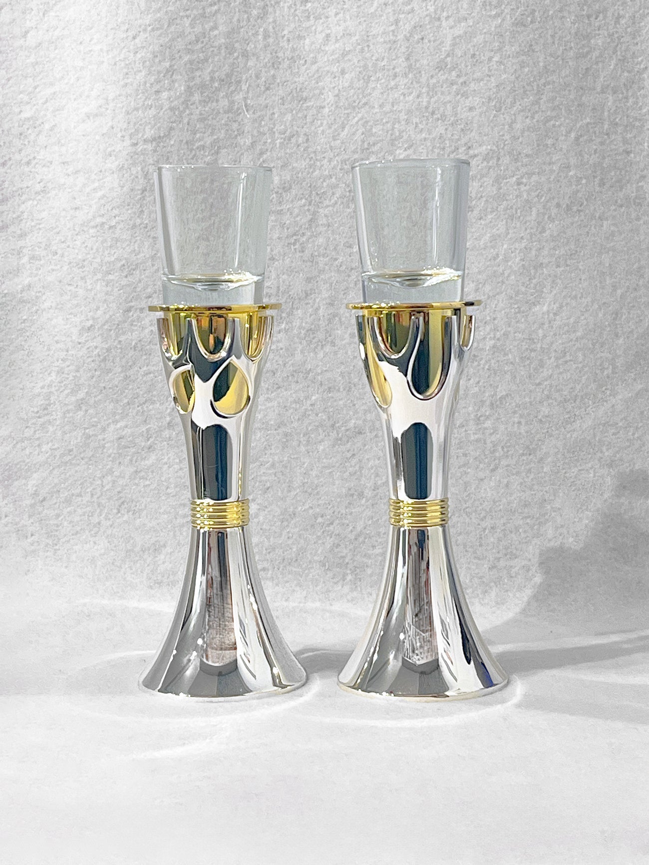 Candlesticks - Tree of Life, Gold & Silver