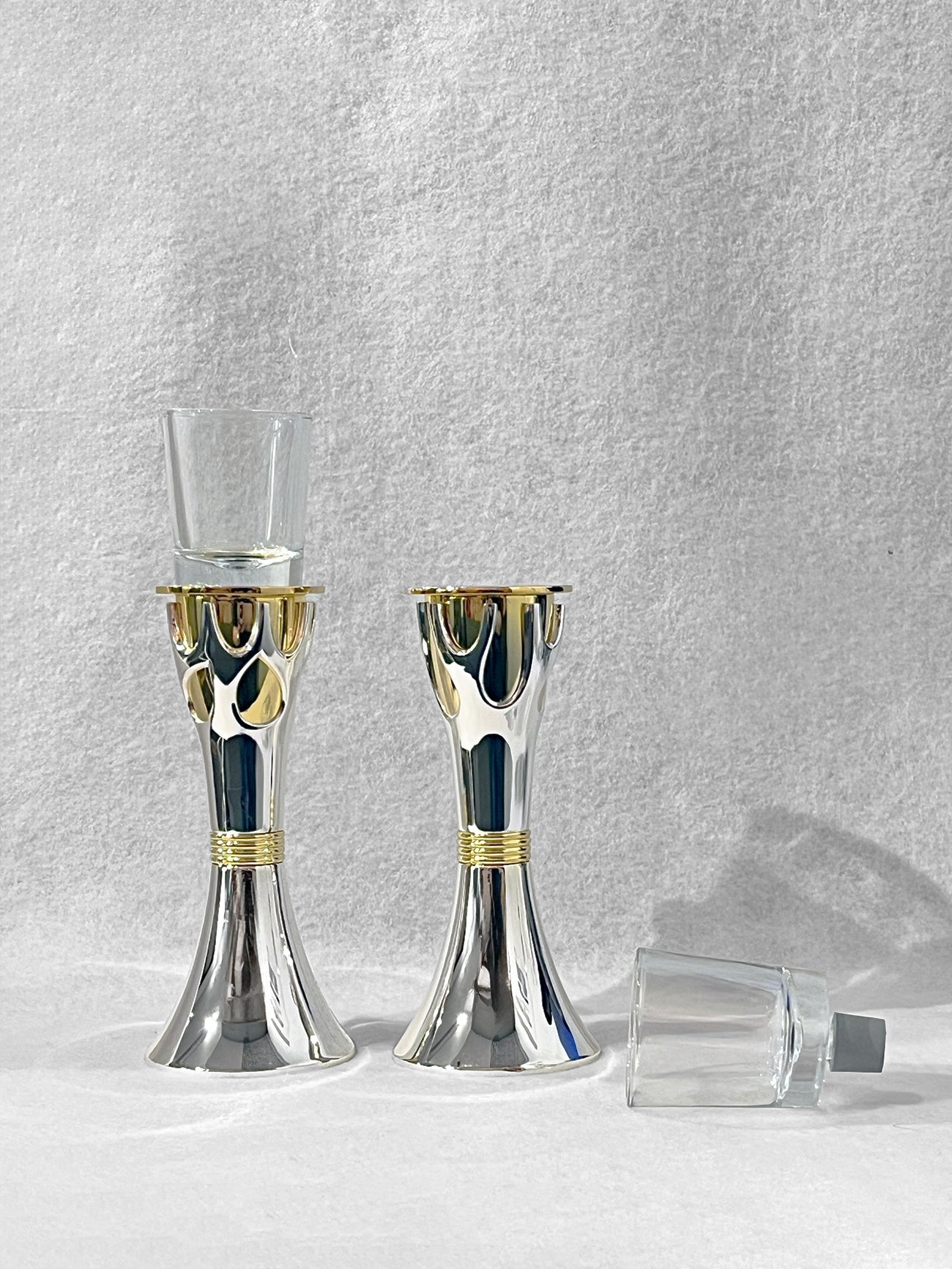 Candlesticks - Tree of Life, Gold & Silver