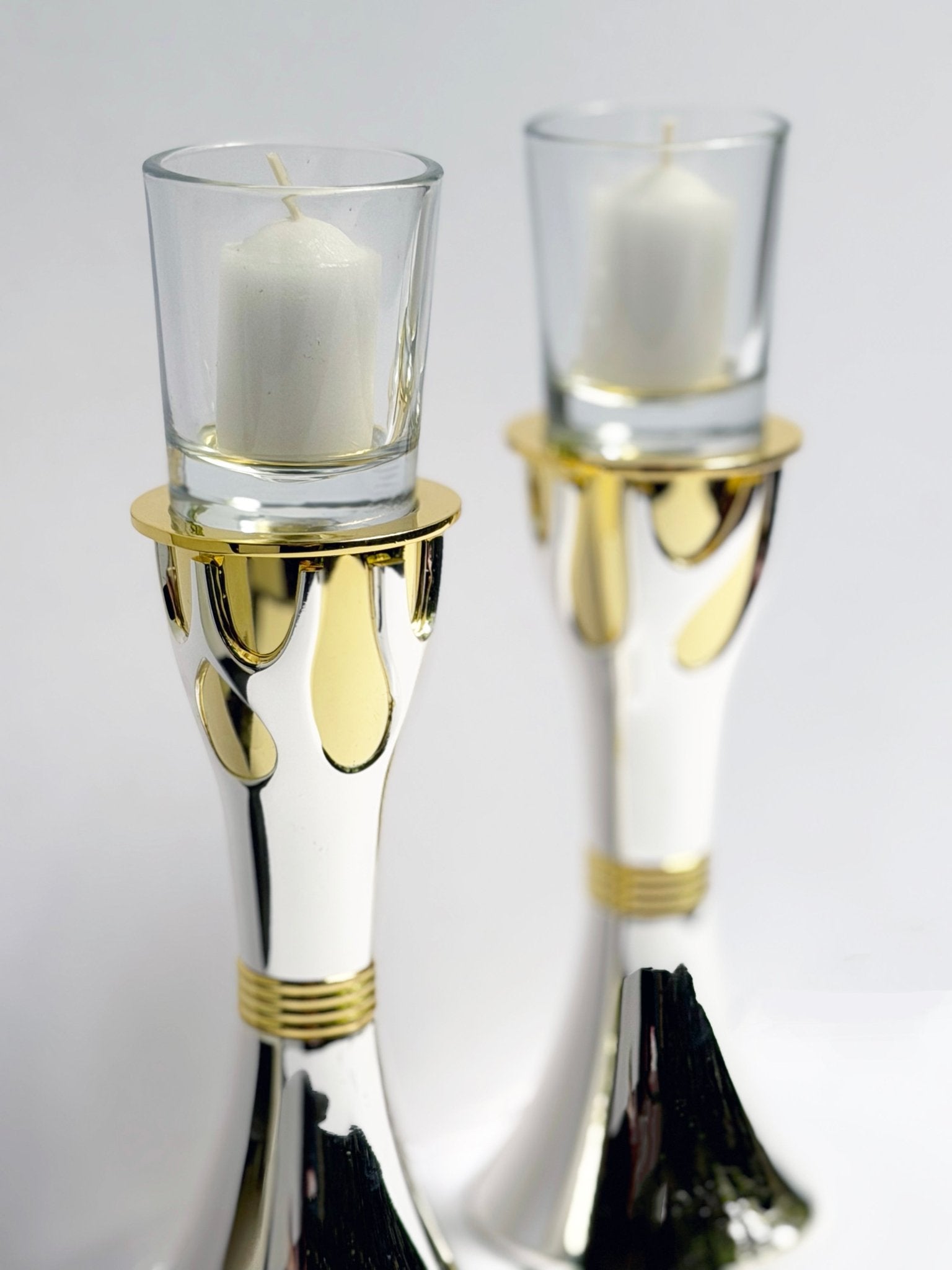 Candlesticks - Tree of Life, Gold & Silver