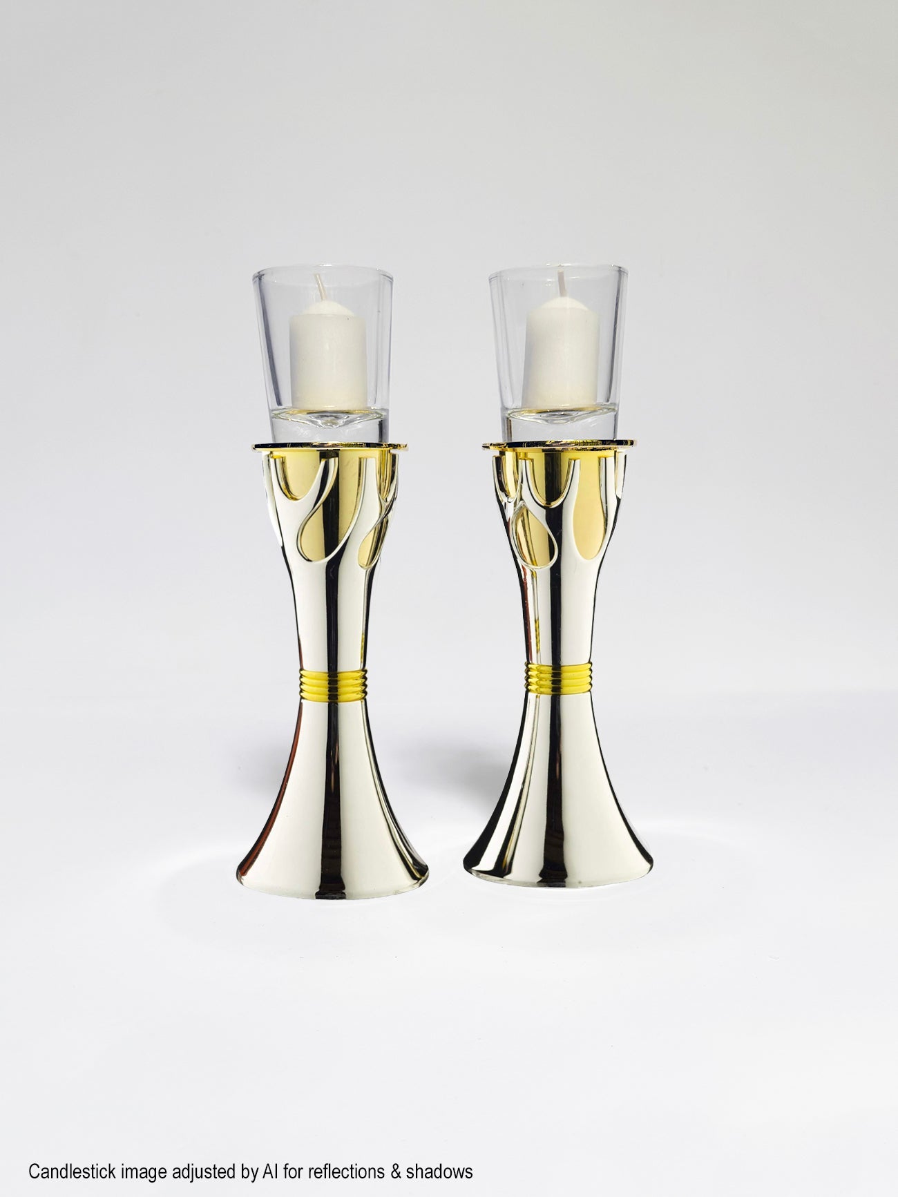 Candlesticks - Tree of Life, Gold & Silver