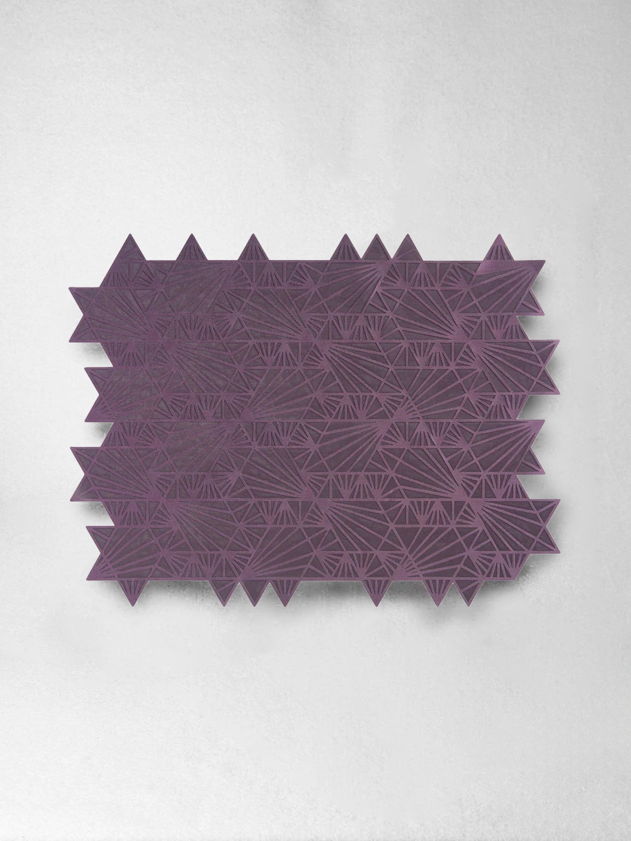 Challah Cover - Apeloig, Geometric, Eggplant