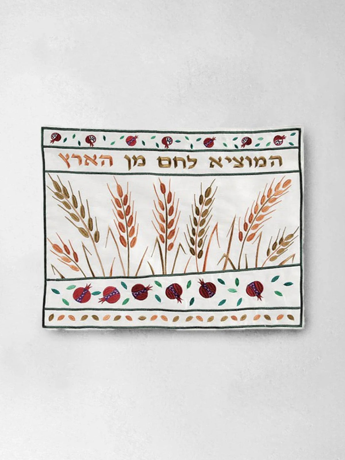 Challah Cover - Wheat Sheaves, Cream, Emanuel Design
