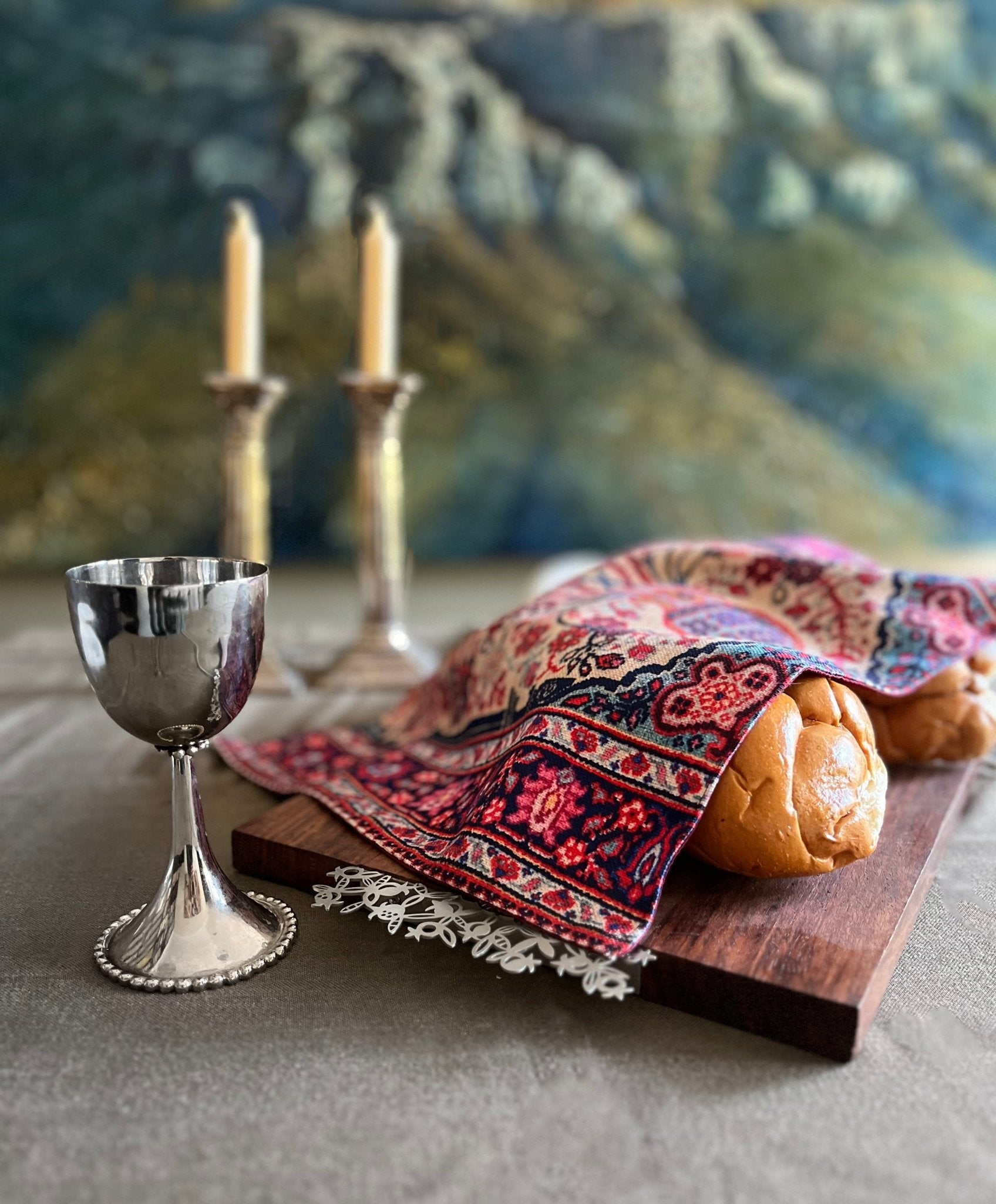Challah cover - Woven Memory - Museum Collection