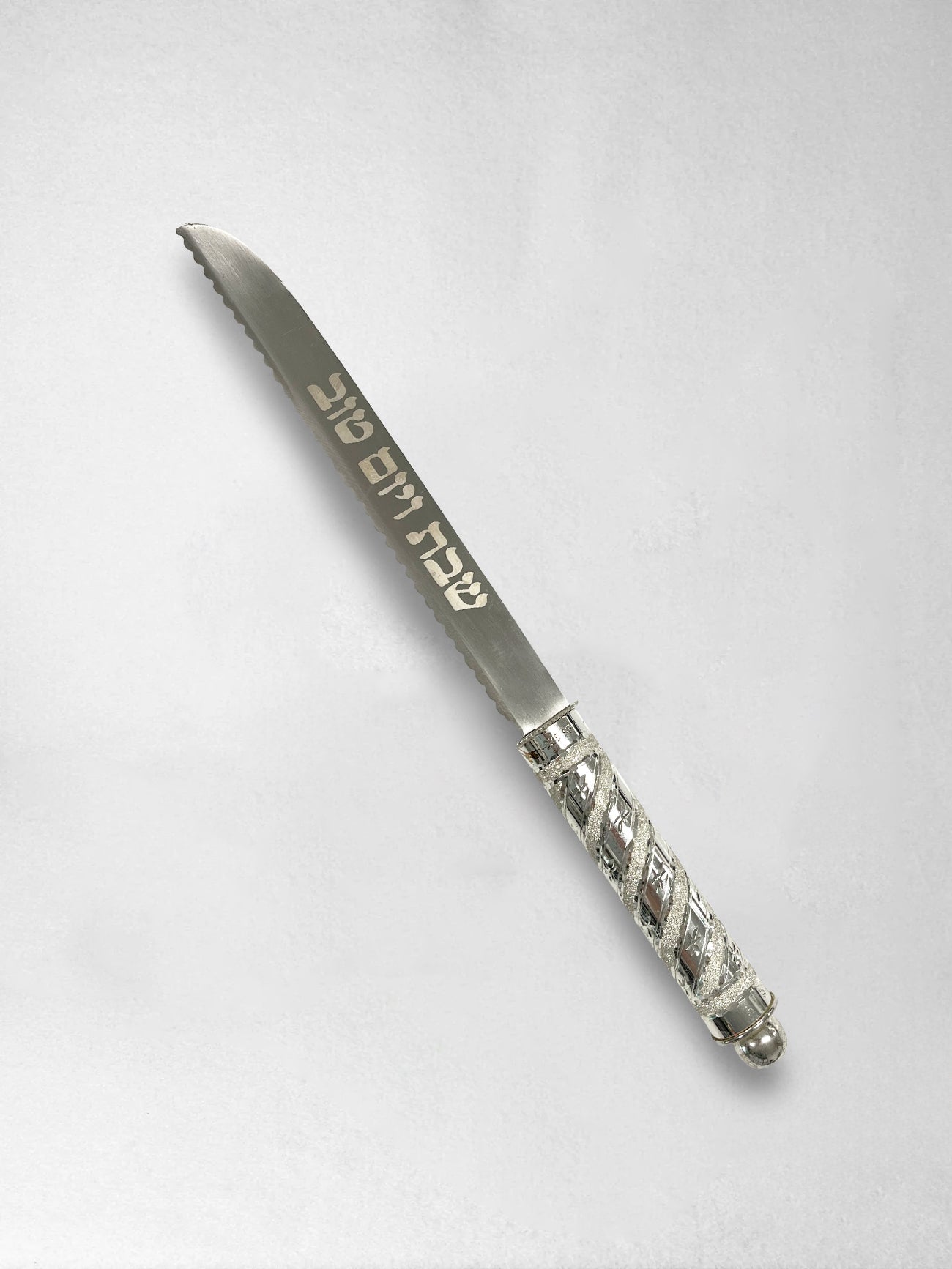 Challah Knife - Decorative Silver Plated
