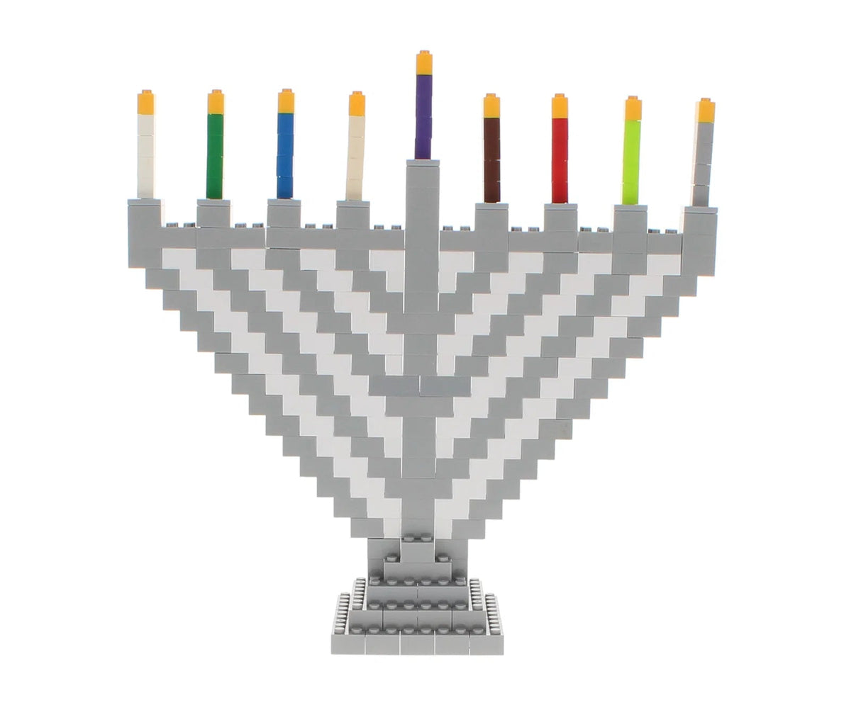 Chanukiah - Build a Brick (Menorah)