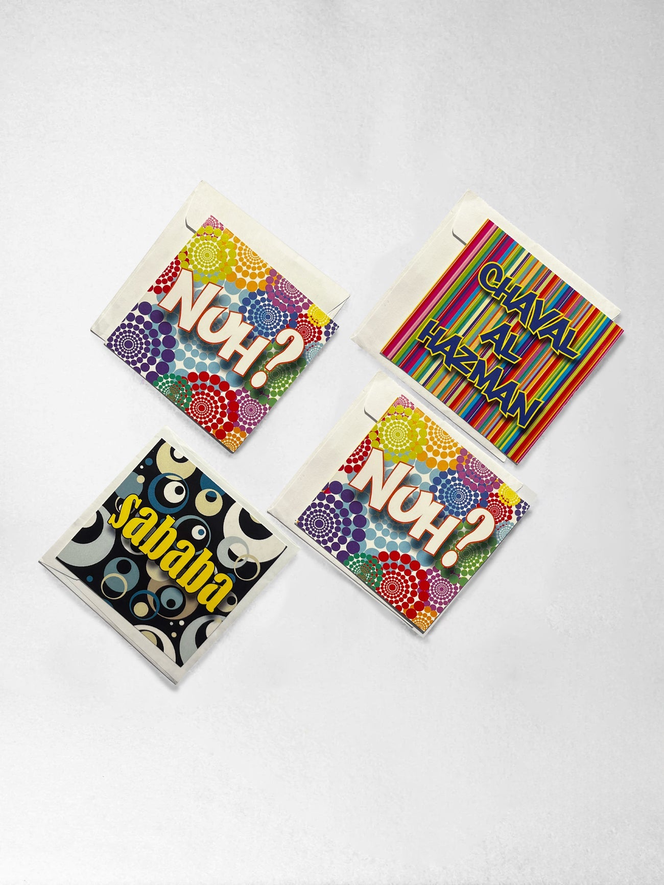 Gift Tag - Hebrew Words, set of four