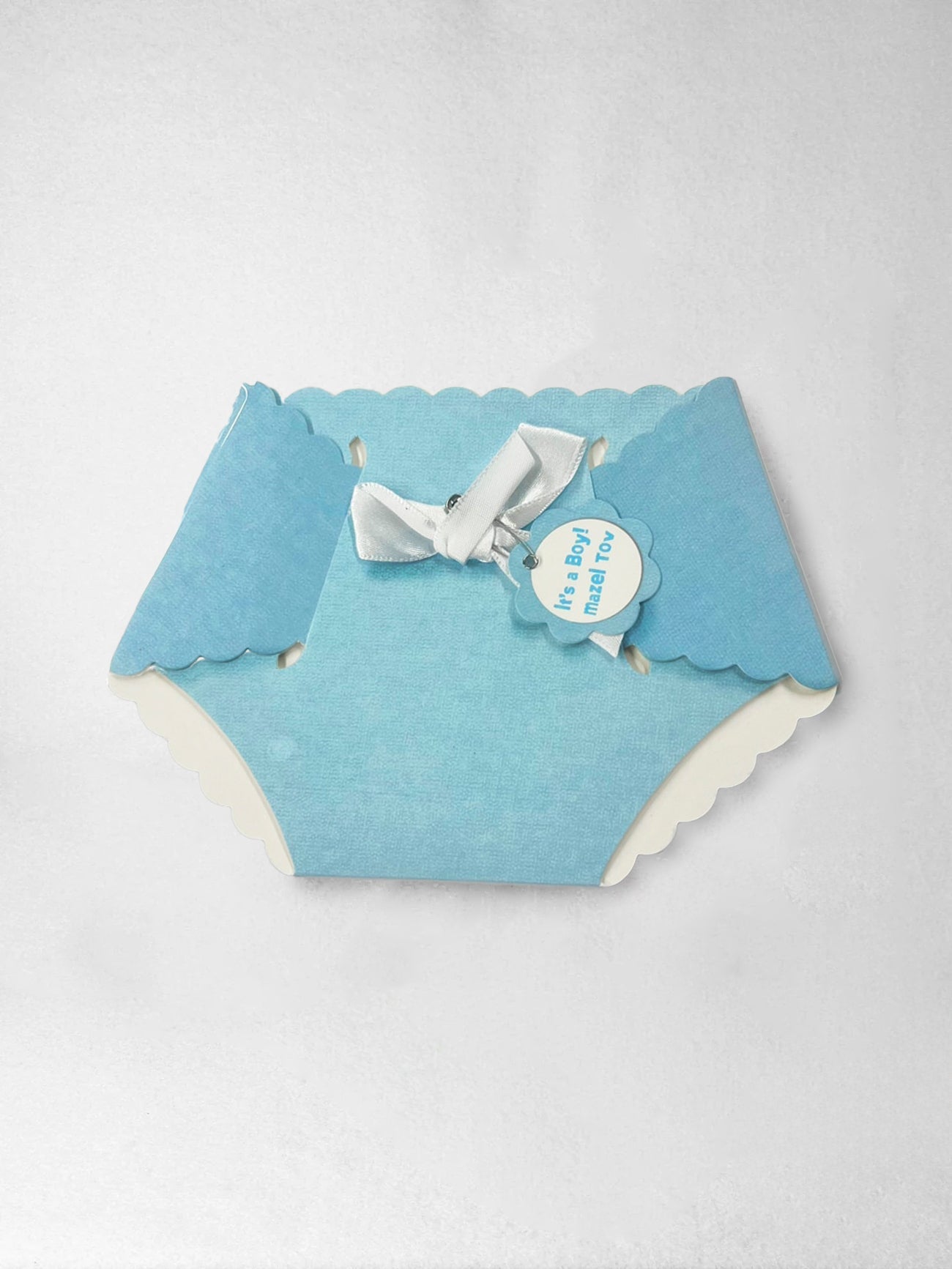 Greeting Card – Baby Boy Blue Nappy