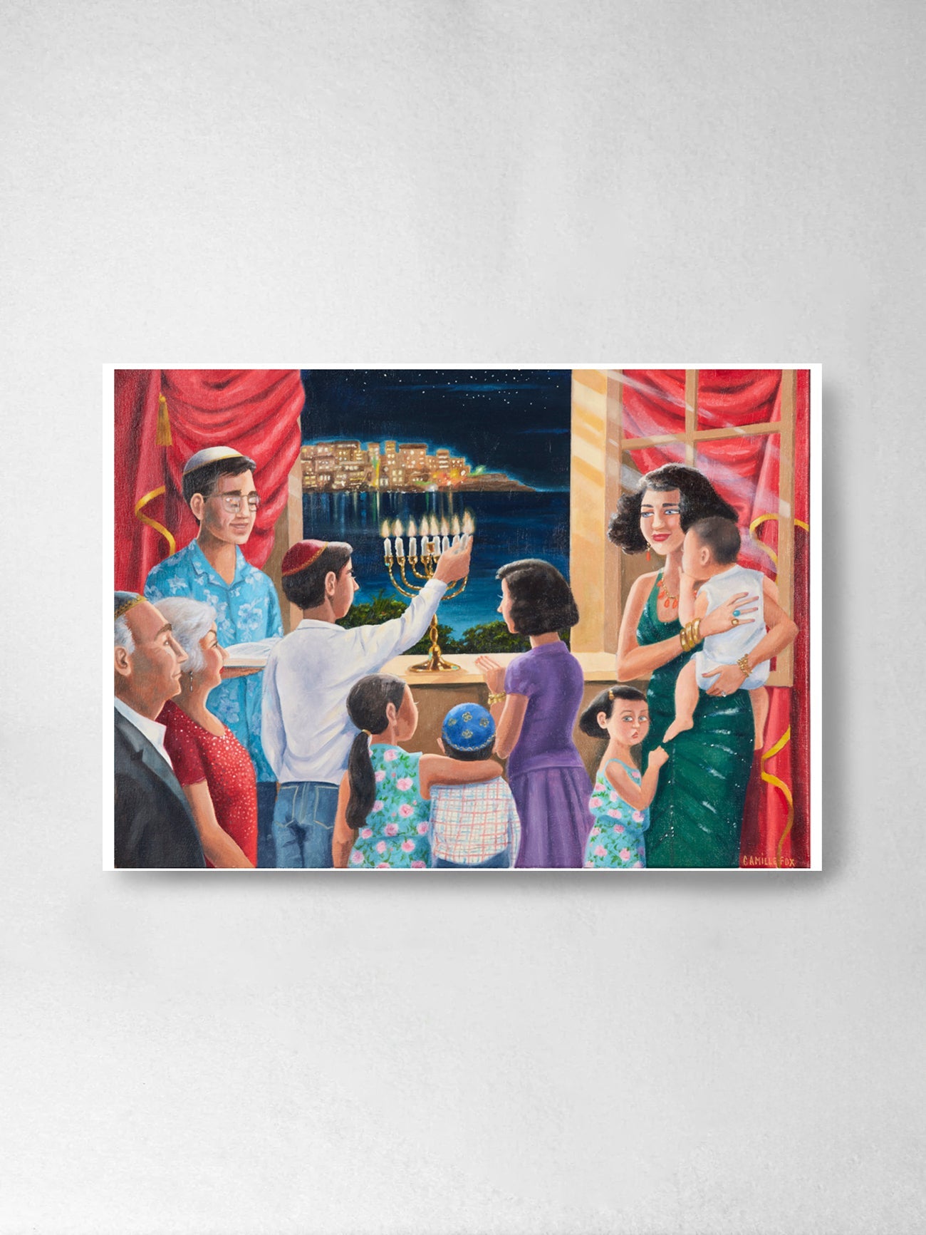 Greeting Card - Chanukah - Camille Fox