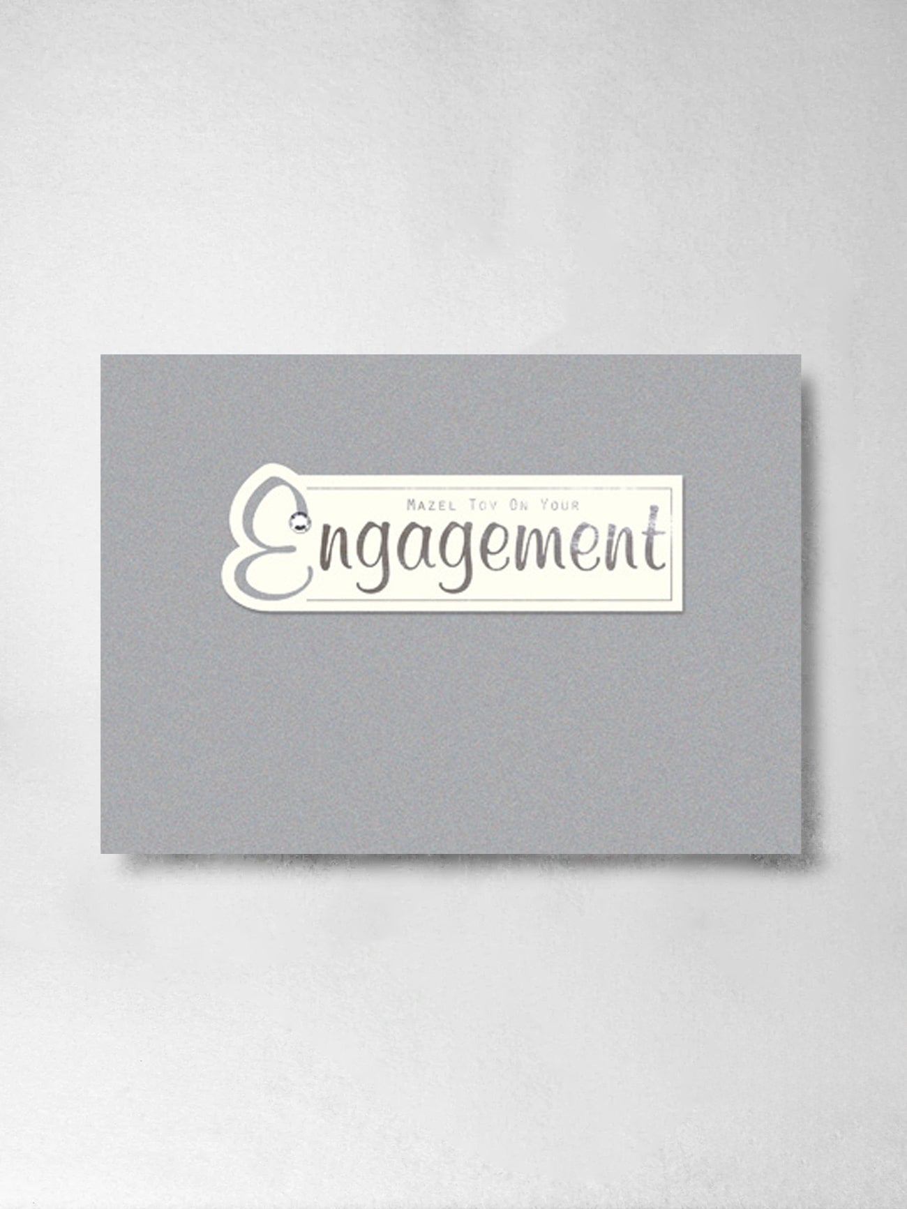 Greeting Card – Engagement - Silver