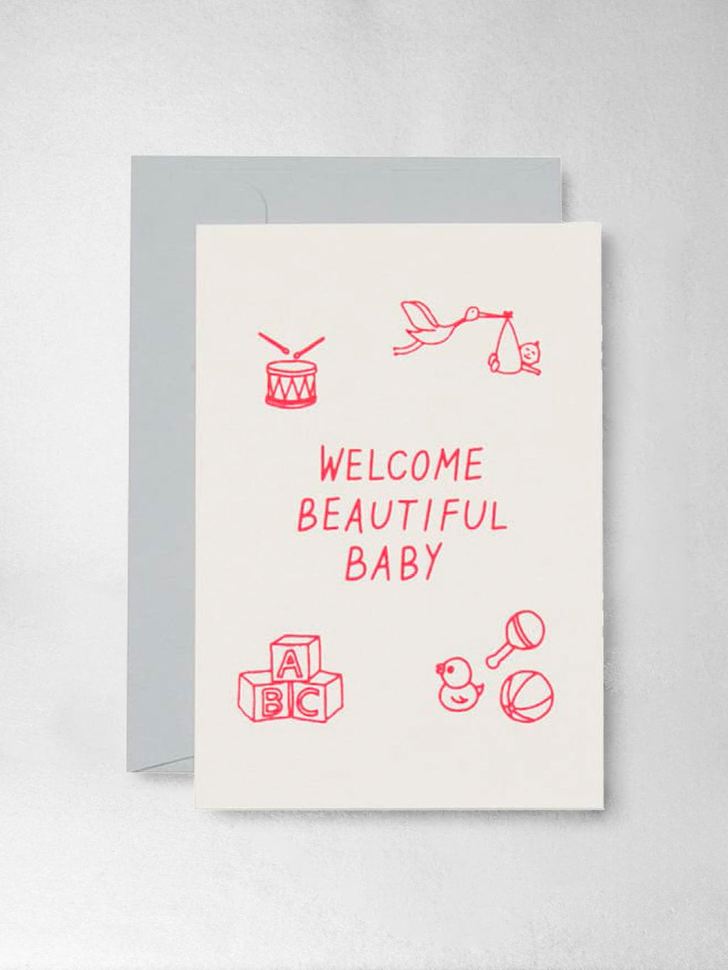 Greeting Card – Welcome Beautiful Baby