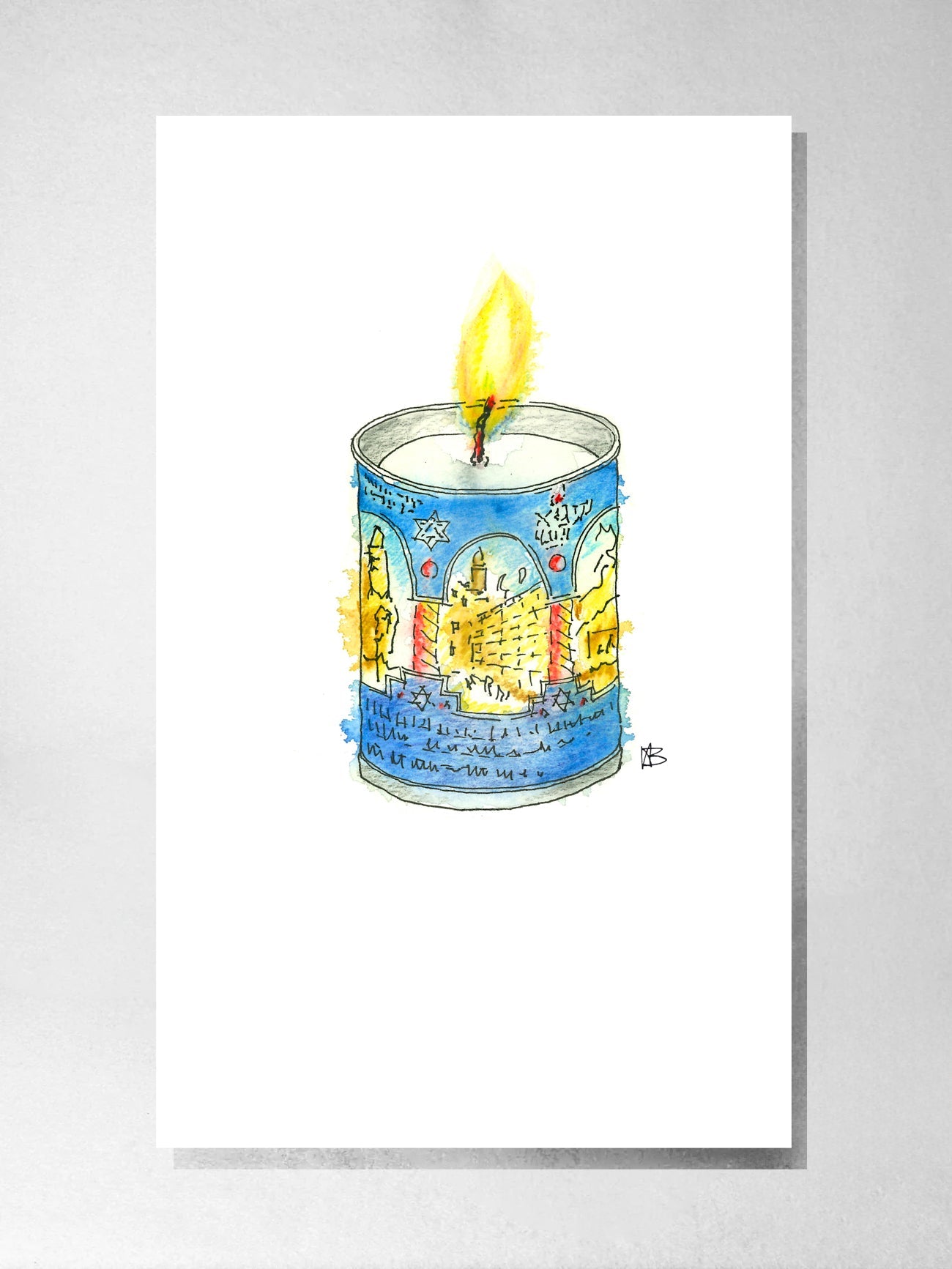 Greeting Card - Yahrzeit - Louise Bersten