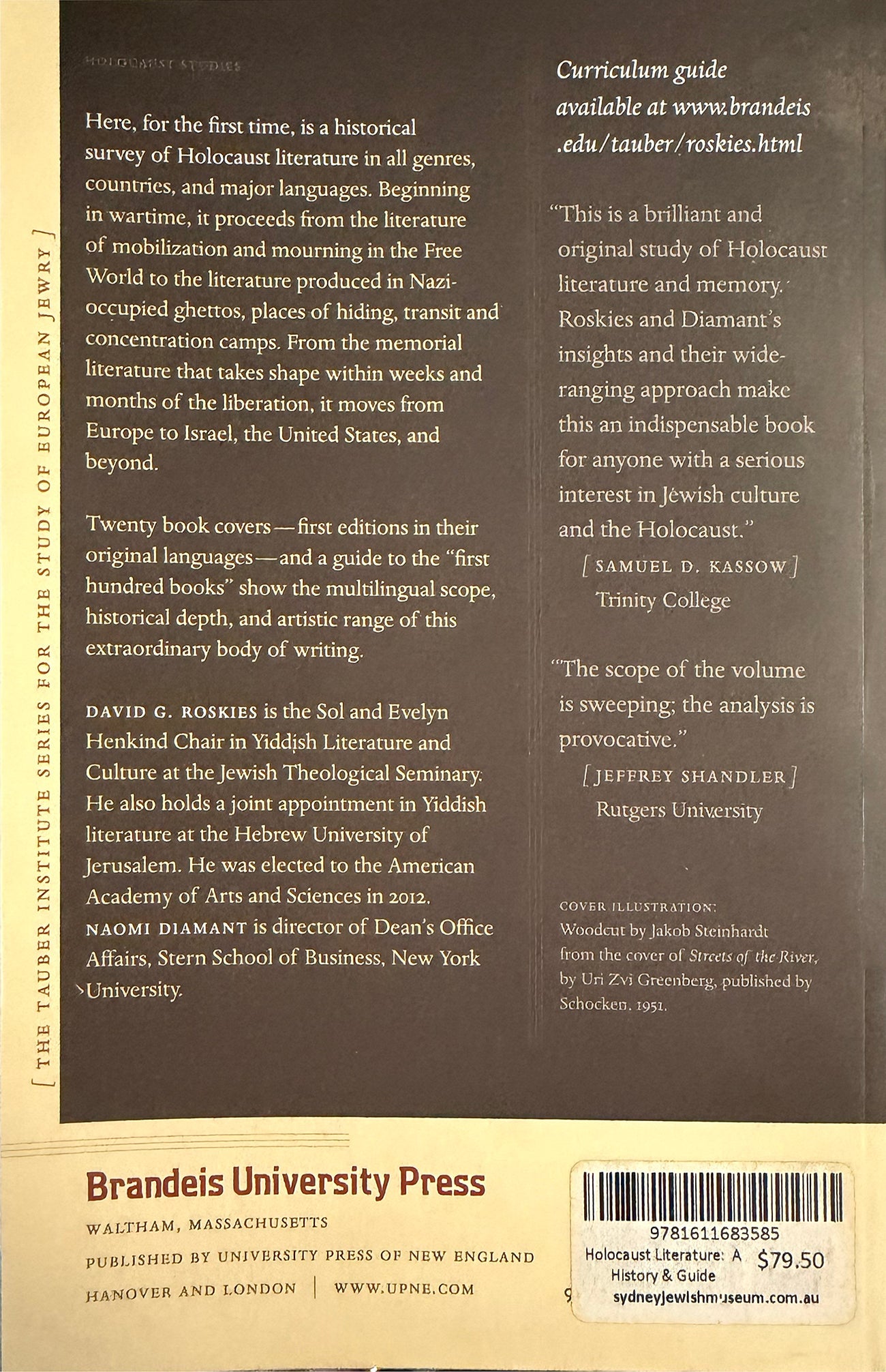 Holocaust Literature: A History and Guide - David G. Roskies, Naomi Diamant