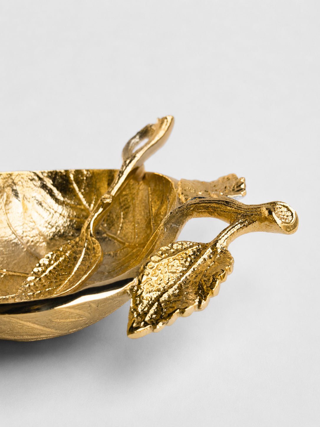 Honey Dish - Golden Leaf