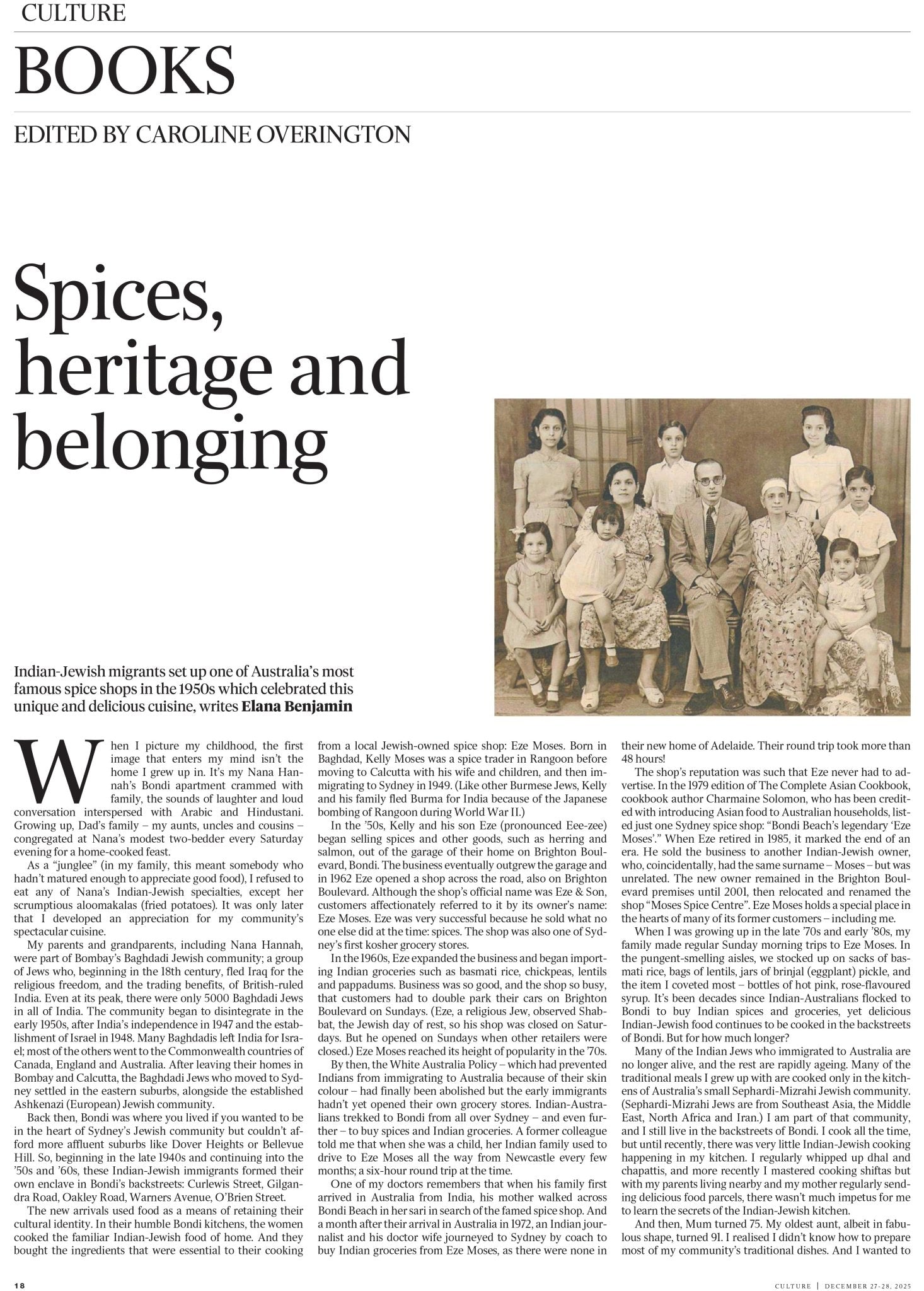 Indian - Jewish Food - Elana Benjamin