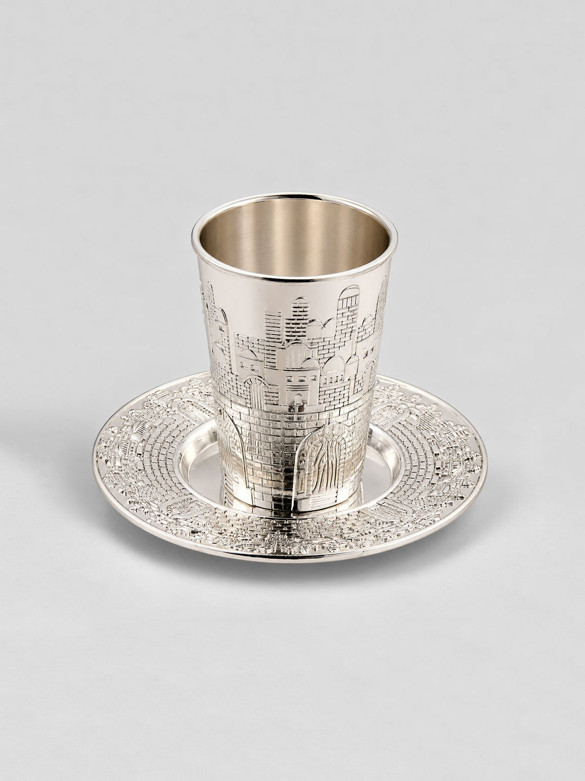 Kiddush Cup - Jerusalem, silver plated