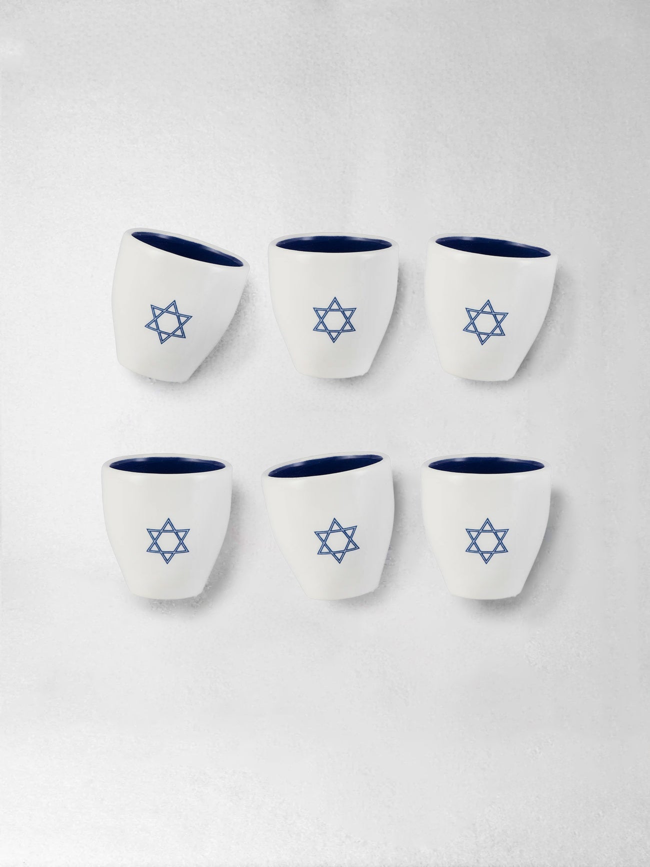 Kiddush Cup Set - Mensch, Chai Modern