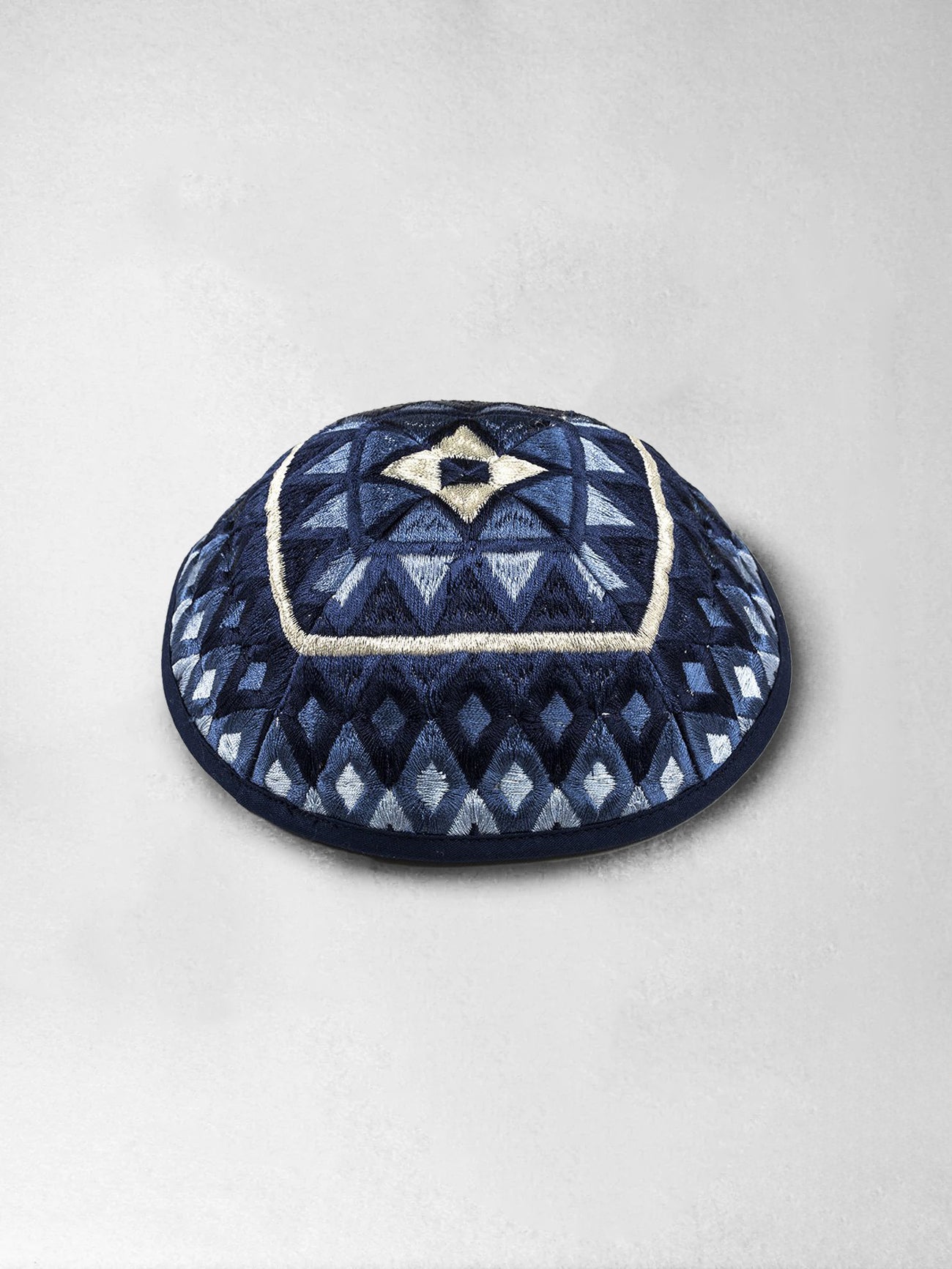 Kippah - Emanuel Magen David, Blue Squares