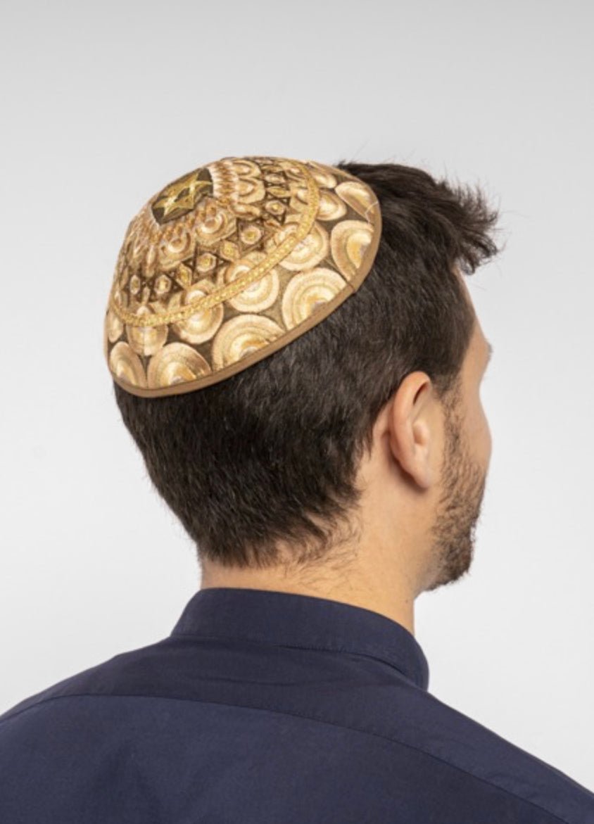 Kippah - Emanuel Magen David, Gold