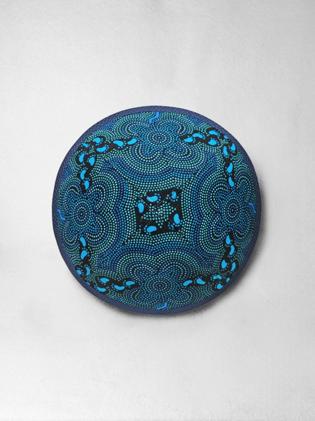 Kippah: On Walkabout (Blue) - Australian Dreaming Series
