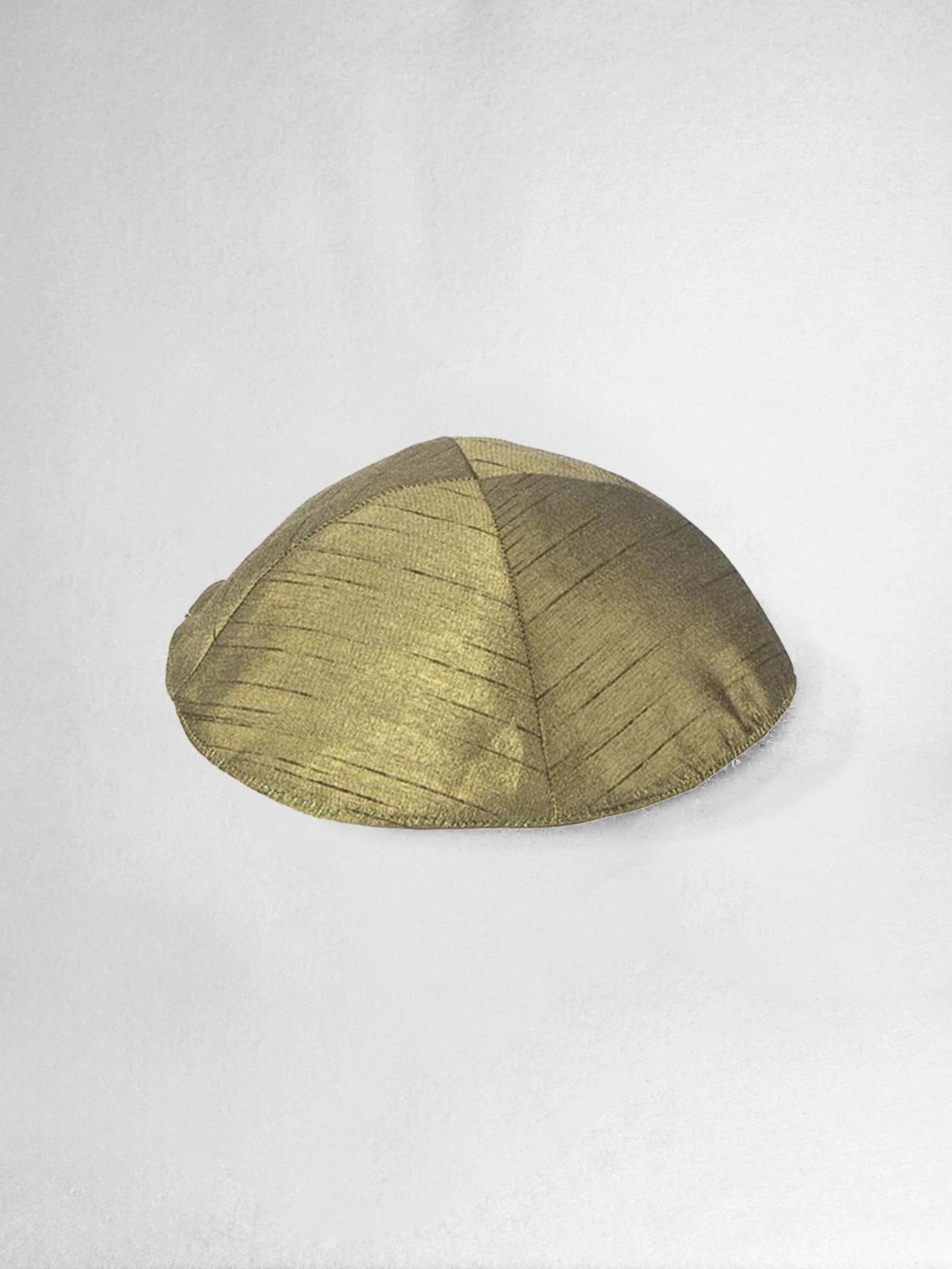 Kippah - PolySilk, Olive Green Emanuel