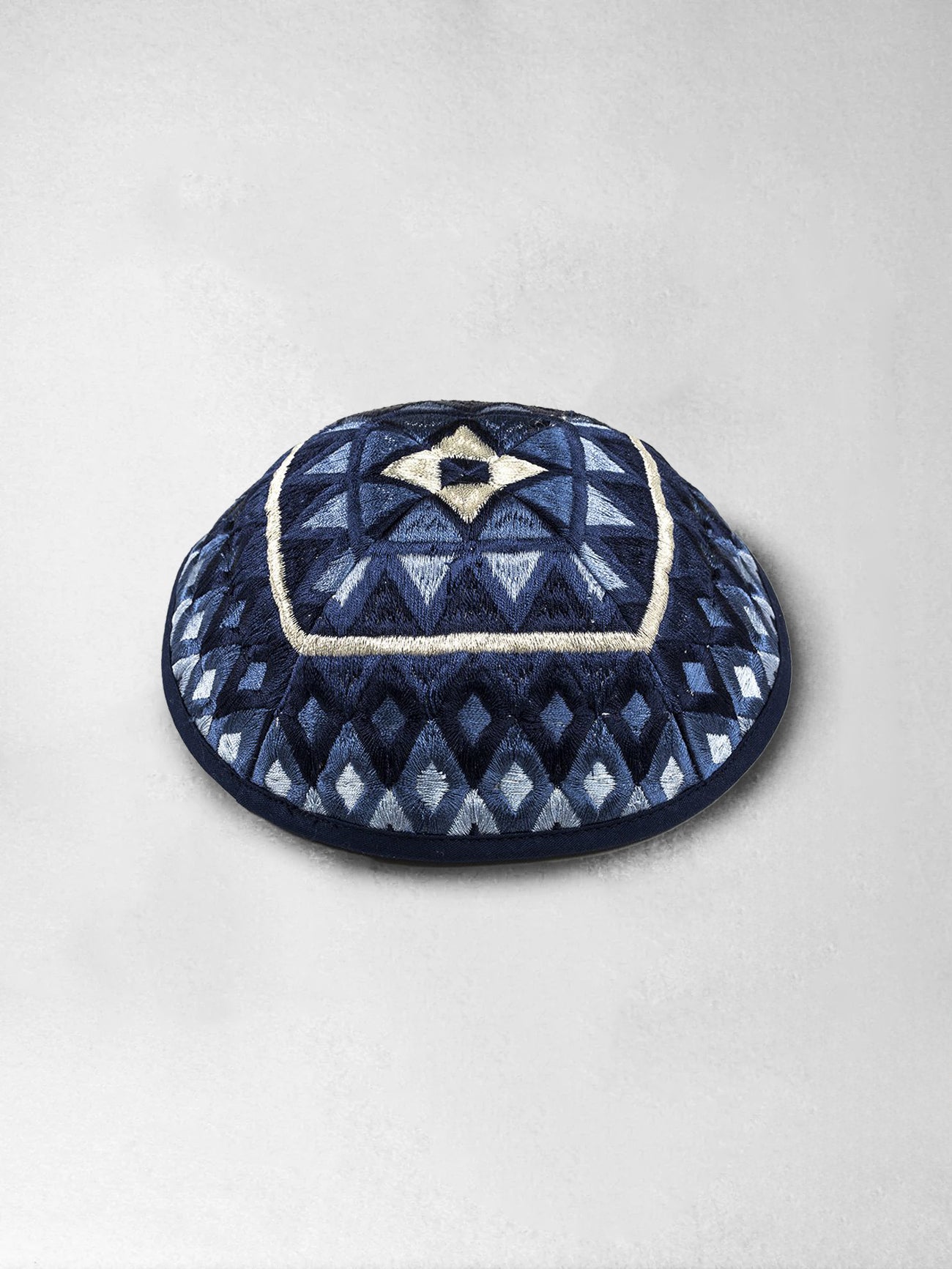 Kippah - Emanuel Magen David, Blue Squares