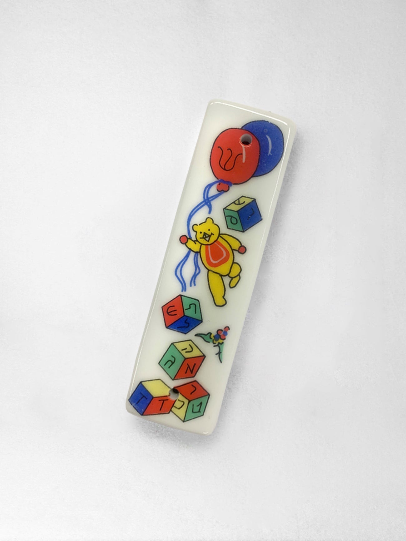 Mezuzah - Ceramic Teddy Bears & Balloons