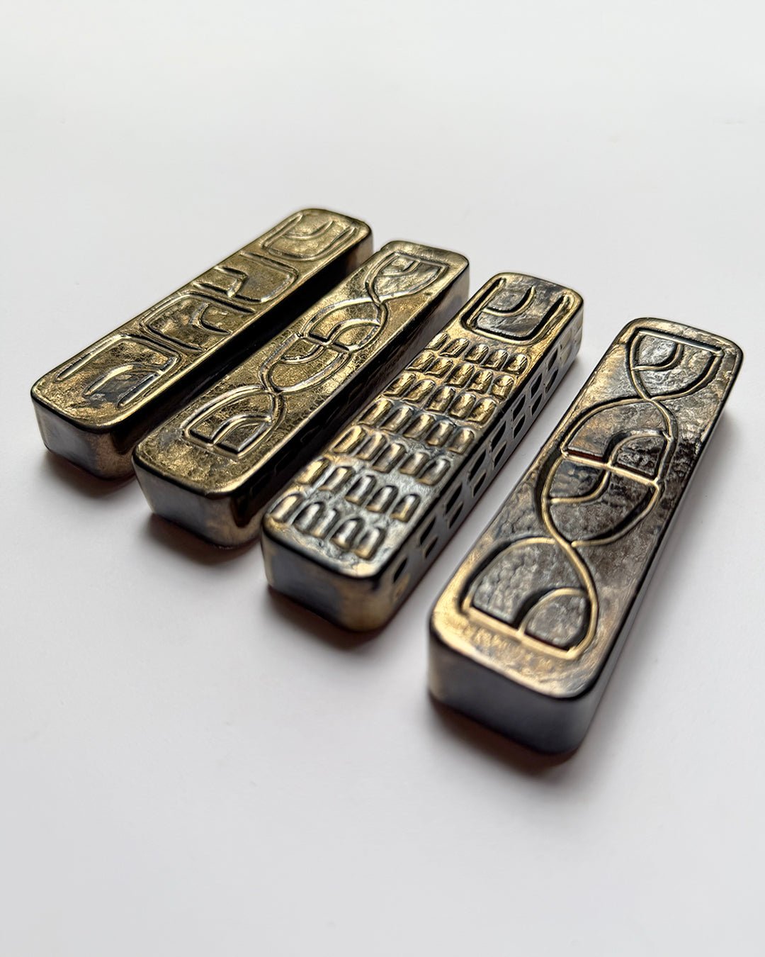 Mezuzah - Gold, Shin Tzaf- Ruth Shteinman
