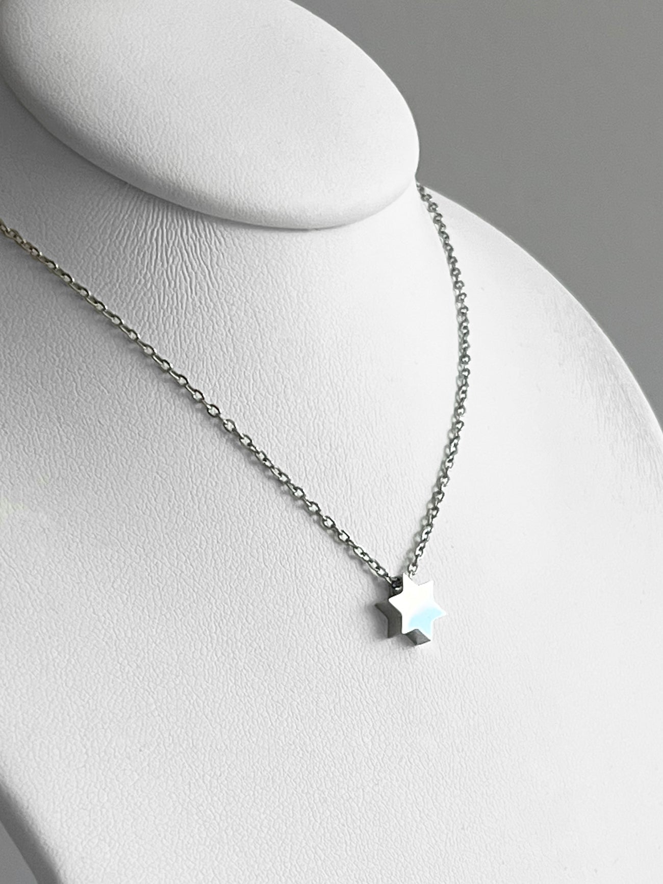 Necklace - Magen David Silver
