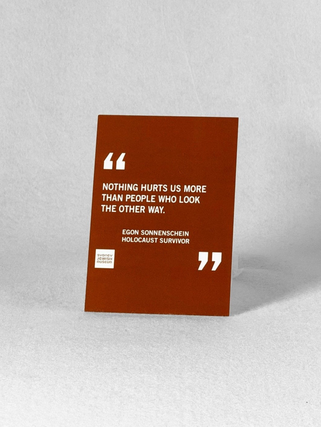 Postcard - Quotation - Egon Sonnenschein