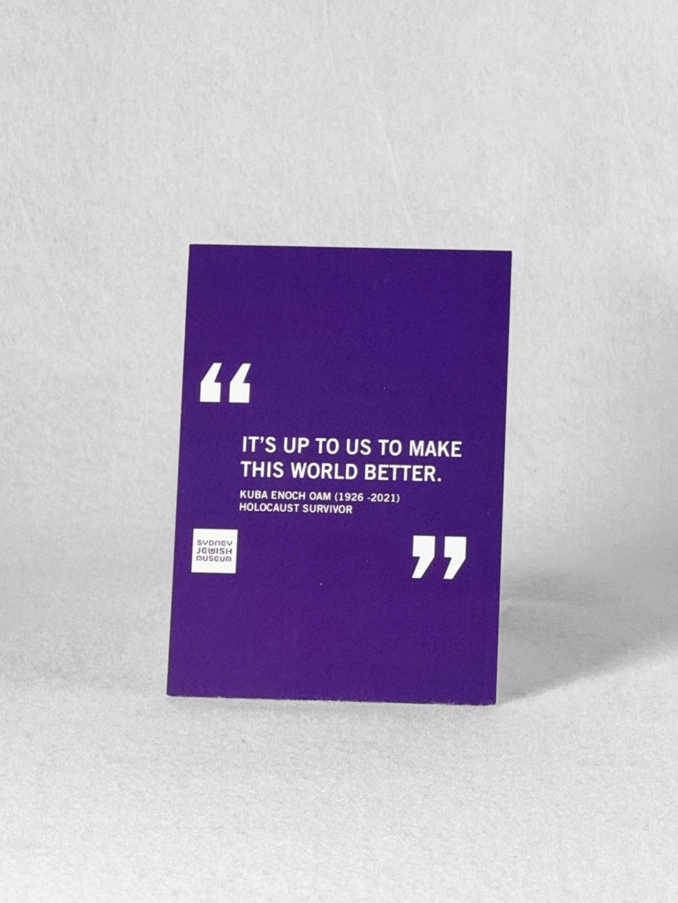 Postcard - Quotation - Kuba Enoch