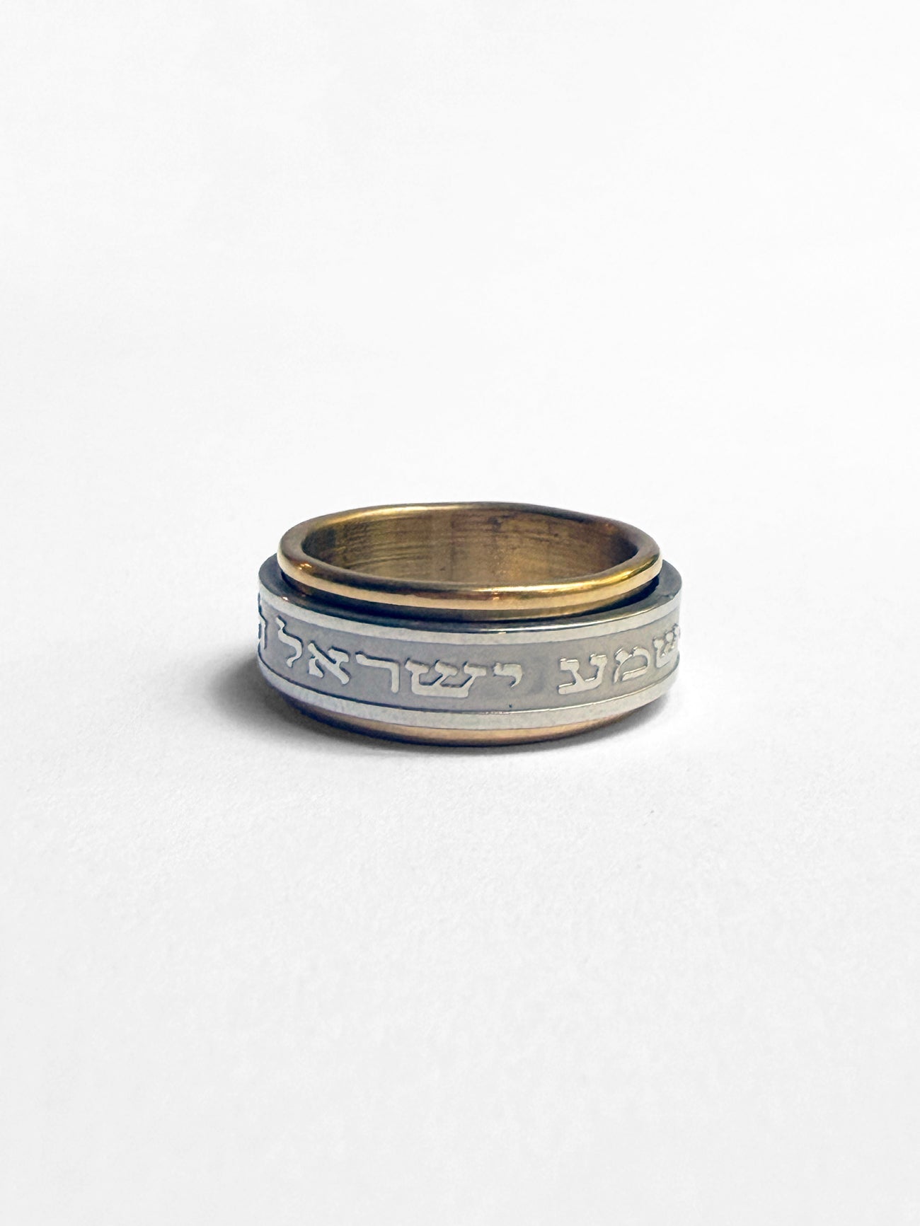 Ring - Spinning - Shema - Gold and Silver tone finishes