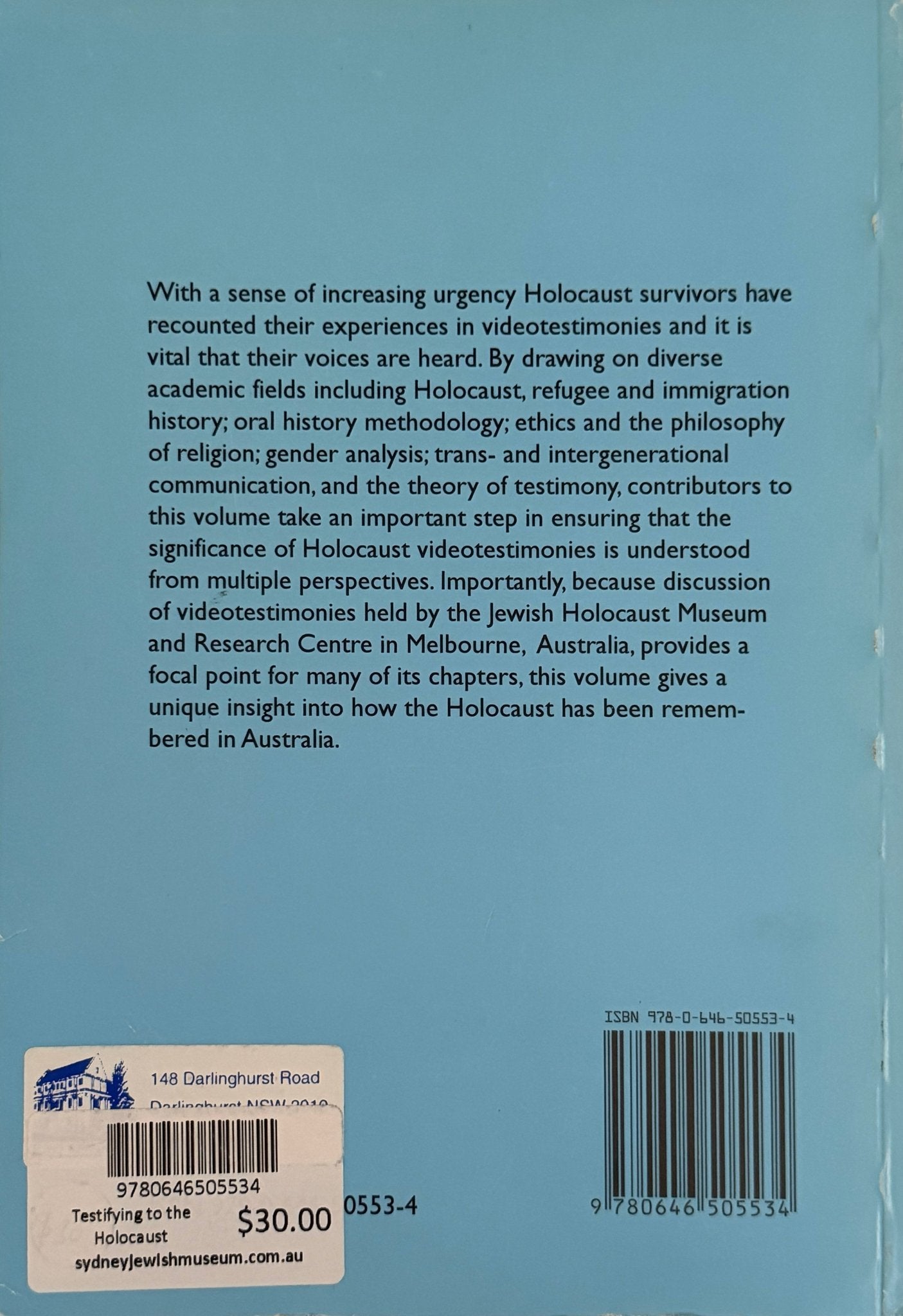 Testifying to the Holocaust - Pam Maclean, Michele Langfield, Dvir Abramovich (Ed)